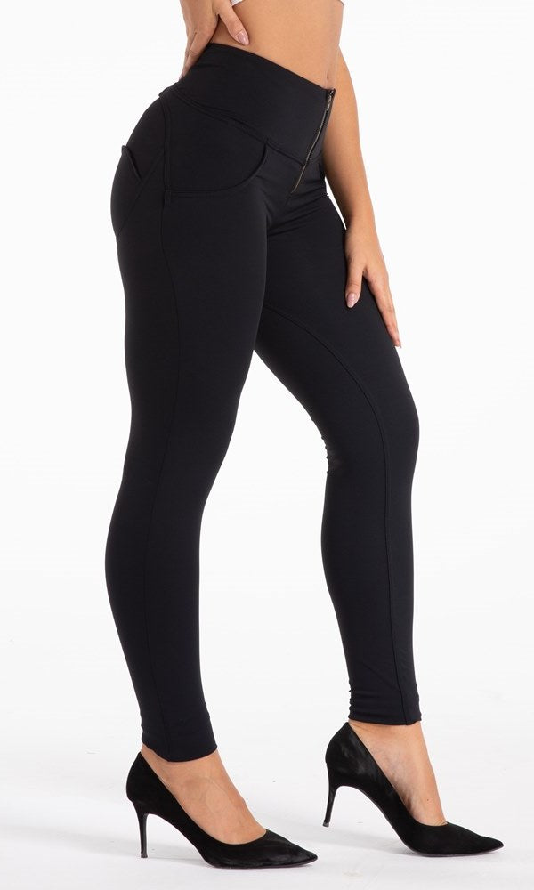 Calça legging sale ziper