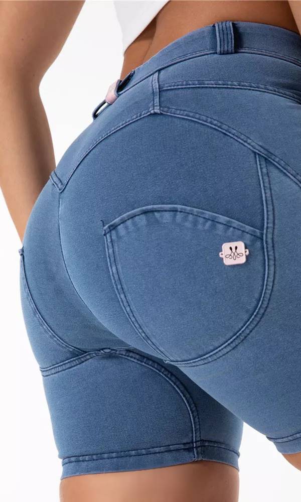 Damen Shorts Melody MW Denim Shorts Blau bequeme Shorts XXS-XS-S-M-L-XL-XXL-3XL