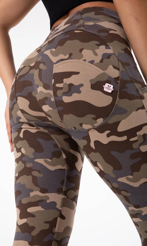 PUSH-UP Damen Leggings MW+ Zipper Hose Skinny Leggings