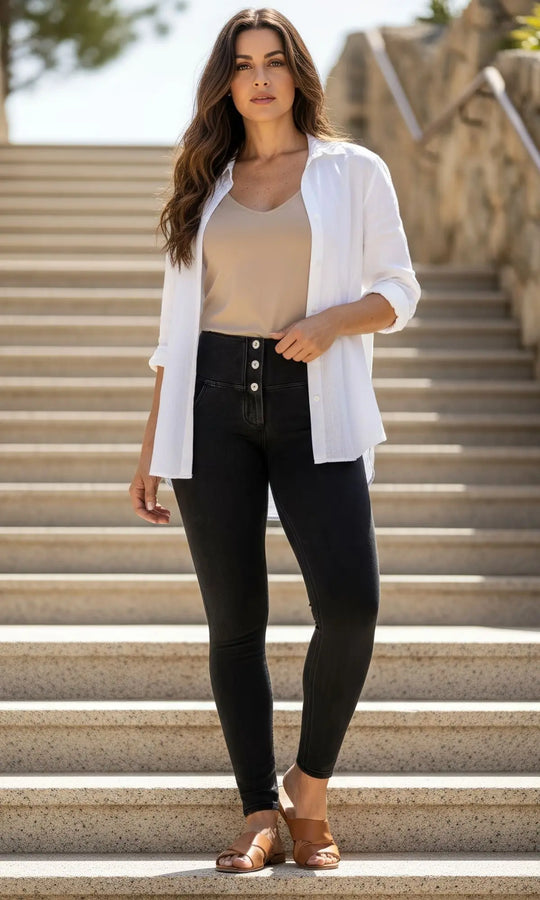 MW+ Push-Up jeans Schwarz MWPants