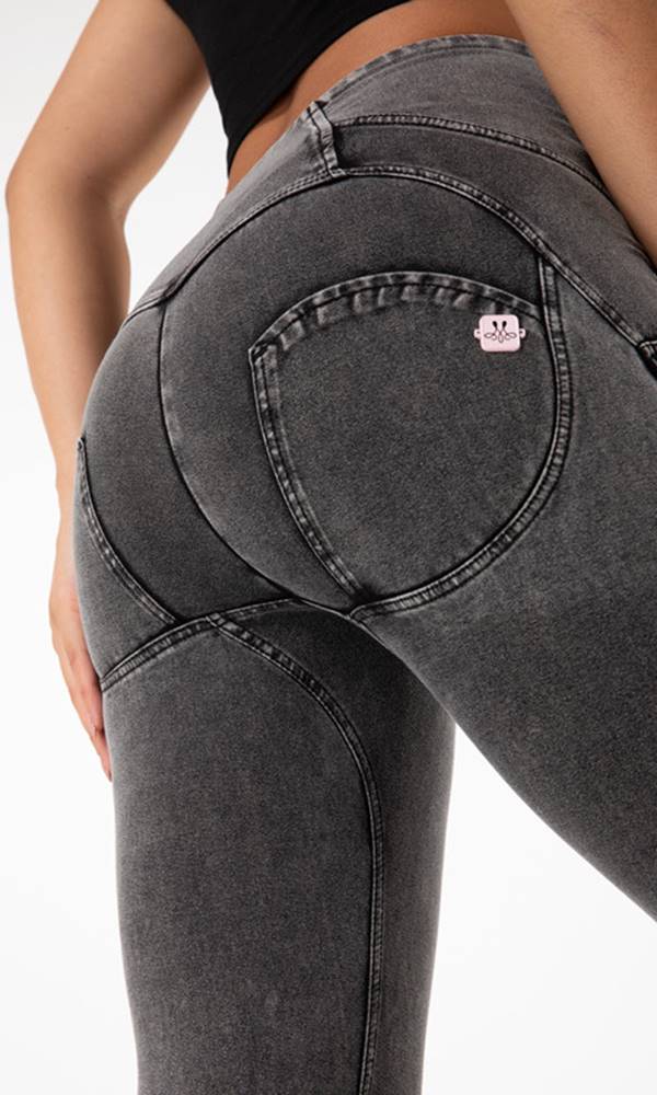 Jeggings Melody MW+ Zipper Damen Hosen High Waist