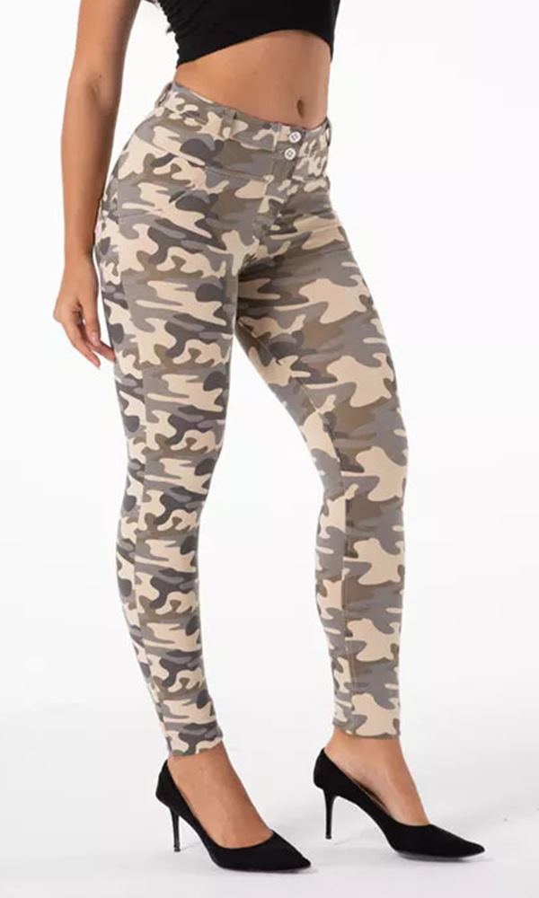 Melody MW Hose Camo Hell Caumoflage Push UP Leggings atmungsaktiv
