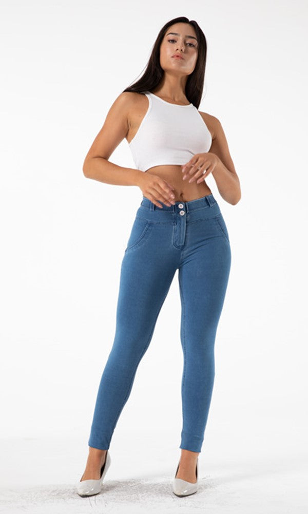 Schicke Damen Push-Up Jeans in Blau – Figurformende Jeggings für jeden Style